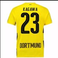 2017-18 Borussia Dortmund Home Short Sleeve Shirt (Kagawa 23)