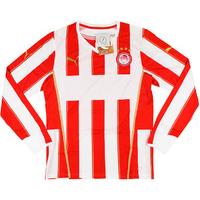 2013-15 Olympiakos Player Issue Home L/S Shirt *BNIB*