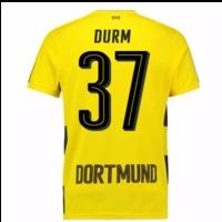 2017-18 Borussia Dortmund Home Short Sleeve Shirt (Kids) (Durm 37)