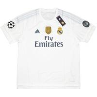 2015-16 Real Madrid Champions League Home Shirt (+ FIFA WC) *BNIB*