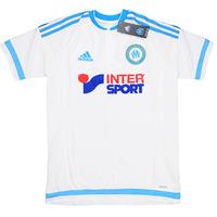 2015-16 Olympique Marseille Adizero Player Issue Authentic Home Shirt