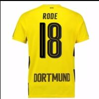 2017-18 Borussia Dortmund Home Short Sleeve Shirt (Kids) (Rode 18)