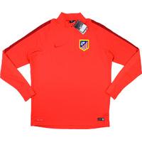 2015 16 atletico madrid nike 12 zip midlayer training top wtags