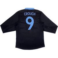 2011-12 England Player Issue Away L/S Shirt Crouch #9 *w/Tags*