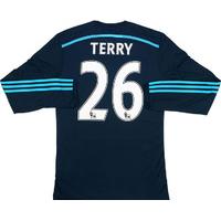 2014-15 Chelsea Player Issue Adizero Third L/S Shirt Terry #26