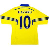 2014-15 Chelsea Player Issue Adizero Away L/S Shirt Hazard #10