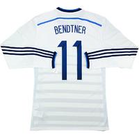 2014-15 Denmark Player Issue Adizero Away L/S Shirt Bendtner #11