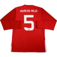 2016 17 manchester united home shirt marcos rojo 5 wtags l