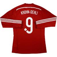 2014-15 Denmark Player Issue Adizero Home L/S Shirt Krohn-Dehli #9