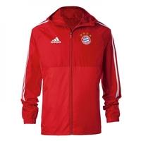 2017 2018 bayern munich adidas rain jacket red kids