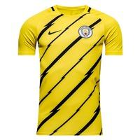 2016-2017 Man City Nike Pre-Match Training Shirt (Yellow)