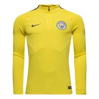 2016-2017 Man City Nike Training Drill Top (Yellow)