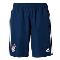 2017-2018 Bayern Munich Adidas Woven Shorts (Navy)