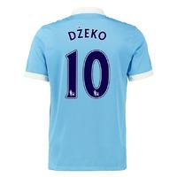 2015-16 Man City Home Shirt (Dzeko 10)