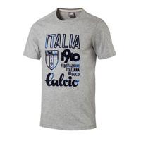 2017-2018 Italy Azzurri Calcio Tee (Light Grey Heather)