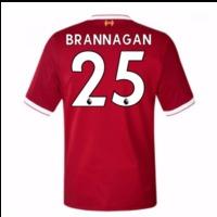 2017-18 Liverpool Home Short Sleeve (Kids) (Brannagan 25)