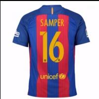 2016-17 Barcelona Home Shirt (Samper 16) - Kids