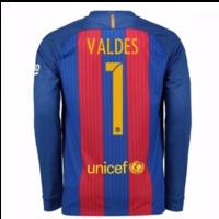 2016 17 barcelona home long sleeve shirt valdes 1