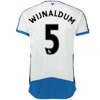 2015 16 newcastle home shirt wijnaldum 5