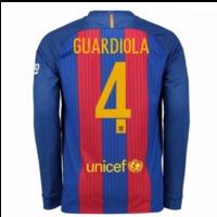 2016-17 Barcelona Home Long Sleeve Shirt (Guardiola 4)