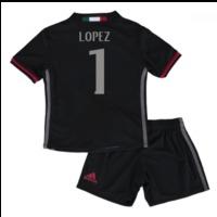 2016-17 Ac Milan Home Mini Kit (Lopez 1)