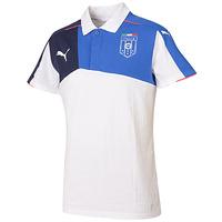 2015 2016 italy puma stadium polo shirt white kids