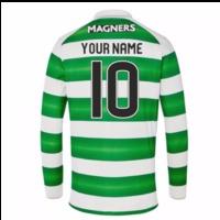 2016-17 Celtic Long Sleeve Home Shirt (Your Name)