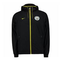 2016-2017 Man City Nike Authentic Windrunner Jacket (Black-Yellow)