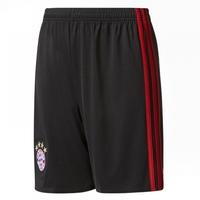 2017-2018 Bayern Munich Adidas Home Goalkeeper Shorts (Black) - Kids