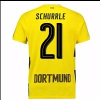 2017-18 Borussia Dortmund Home Short Sleeve Shirt (Kids) (Schurrle 21)