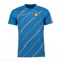 2016-2017 Inter Milan Nike Pre-Match Training Shirt (Photo Blue)