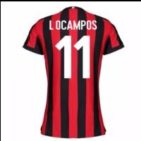 2017-2018 AC Milan Womens Home Shirt (L Ocampos 11)