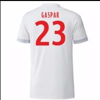 2017-18 Olympique Lyon Adidas Home Shirt (Gaspar 23)