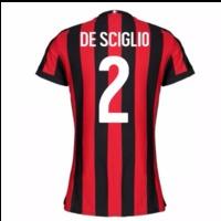 2017-2018 AC Milan Womens Home Shirt (De Sciglio 2)