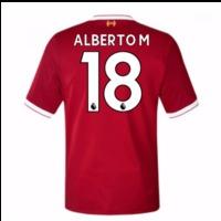 2017-18 Liverpool Home Short Sleeve Shirt (Alberto M 18)