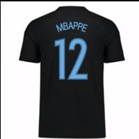 2017 18 france away nike shirt black kids mbappe 12