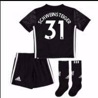 2017-18 Man Utd Away Mini Kit (Schweinsteiger 31)