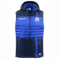 2016-2017 Scotland Macron Rugby Gilet (Blue)