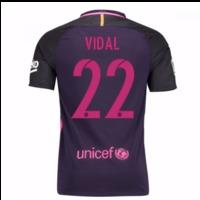 2016 17 barcelona away shirt vidal 22