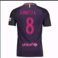 2016 17 barcelona away shirt ainiesta 8 kids