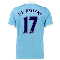 2015-16 Man City Home Shirt (De Bruyne 17) - Kids