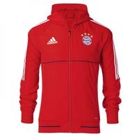 2017 2018 bayern munich adidas presentation jacket red kids