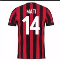 2017-2018 AC Milan Home Shirt (Mati 14)