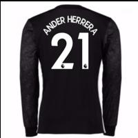 2017-18 Man Utd Away Long Sleeve Shirt (Kids) (Ander Herrera 21)