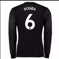 2017-18 Man Utd Away Long Sleeve Shirt (Kids) (Pogba 6)