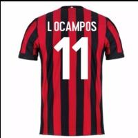 2017-2018 AC Milan Home Shirt (L Ocampos 11) - Kids