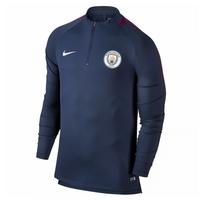 2017-2018 Man City Nike Drill Top (Navy) - Kids