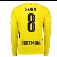 2017-18 Borussia Dortmund Long Sleeve Home Shirt (Sahin 8)