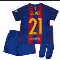 2016-17 Barcelona Home Mini Kit Shirt (Gomes 21)