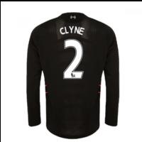 2016-17 Liverpool Away Long Sleeve Shirt (Clyne 2) - Kids